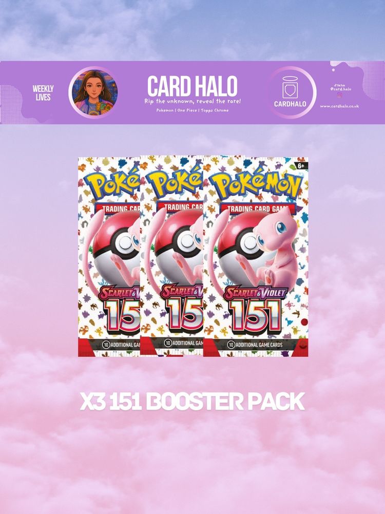 X3 151 Booster Packs